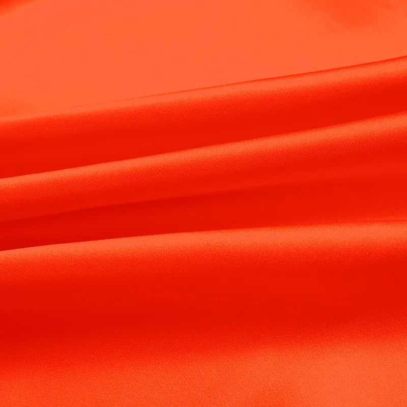 100% silk fabric 16 19 22m/m thick 45"( 114cm )width spicy organge pure satin charmeuse luxury DIY clothes bedding silk fabric