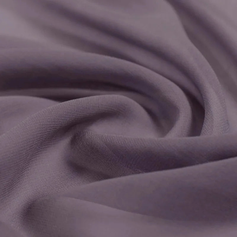 100% Silk Natural Pure Mulberry 5mm 45"( 114cm ) Woodrose Lady Silk Chiffon DIY Luxury Slippery Soft 6A Grade Custom Dye Fabric