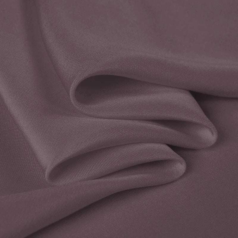 100% Silk Crepe de Chine Natural Pure Mulberry 12 14 16 30mm 45"( 114cm ) 55" (140cm) Width Deep Purplish Red Cloth Silk Fabric