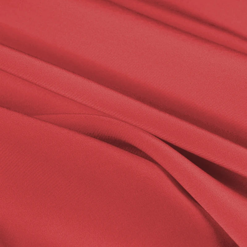 100% Silk Crepe de Chine Natural Pure Mulberry 12 14 16 30mm 45"( 114cm ) 55" (140cm) Width Watermelon Red Lining Silk Fabric