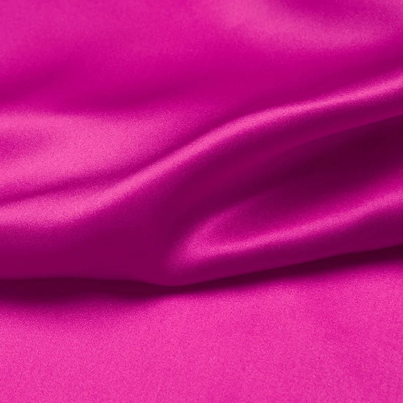 100% pure natural mulberry charmeuse 16 19 22m/m 6A grade 45"( 114cm ) width solid plum purple clothing bedding use silk fabric