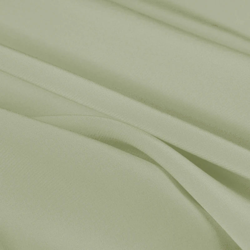 100% Silk Crepe de Chine Natural Pure Mulberry 12 14 16 30mm 45"( 114cm ) 55" (140cm) width Pea Green Lady DIY Cloth Silk Fabric