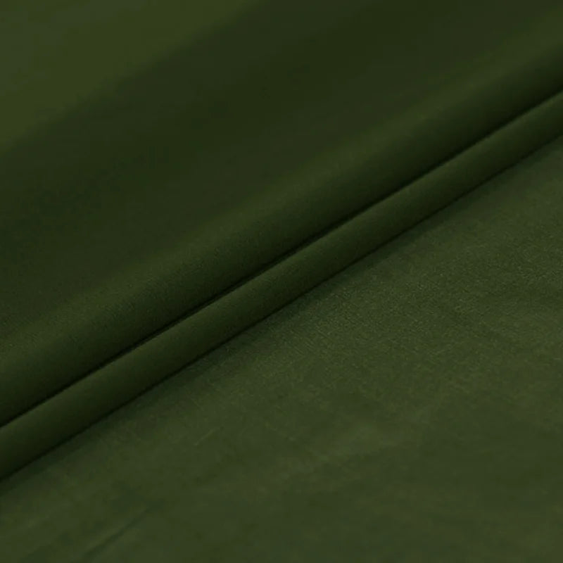 100% Silk Natural Pure Mulberry 5mm 45"( 114cm ) Olive Branch Lady Silk Chiffon DIY Luxury Super Slippery Top 6A Grade Fabric