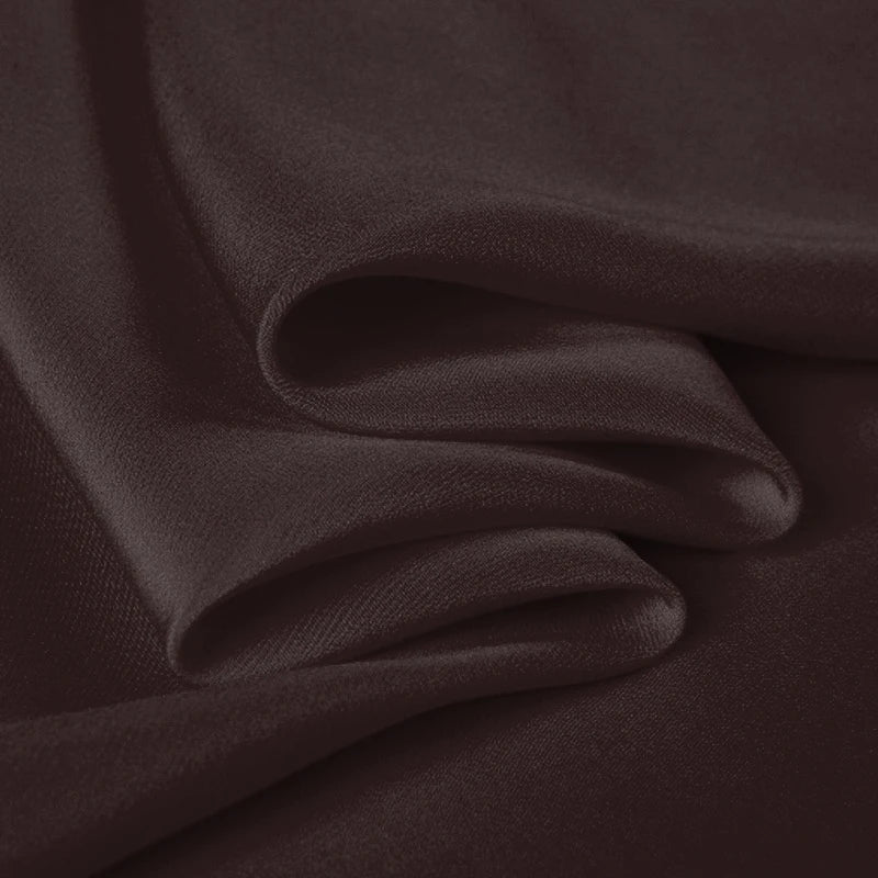 100% Silk Crepe de Chine Natural Pure Mulberry 12 14 16 30mm 45"( 114cm ) 55" (140cm) Width Brown Women Dress Lining Silk Fabric