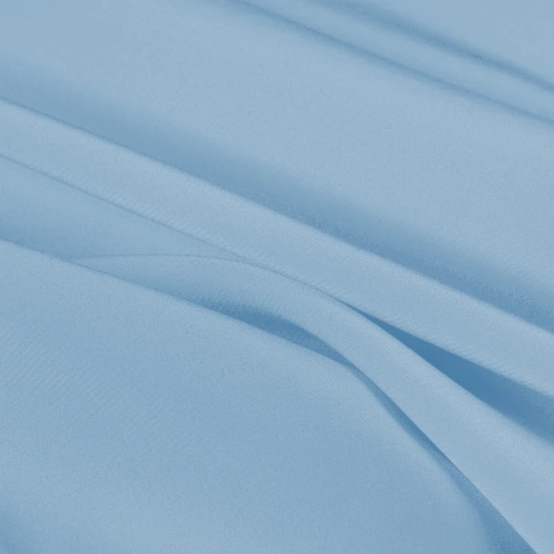 100% Silk Crepe de Chine Natural Pure Mulberry 12 14 16 30mm 45"( 114cm ) 55" (140cm) width Sky Blue Lady DIY Cloth Silk Fabric