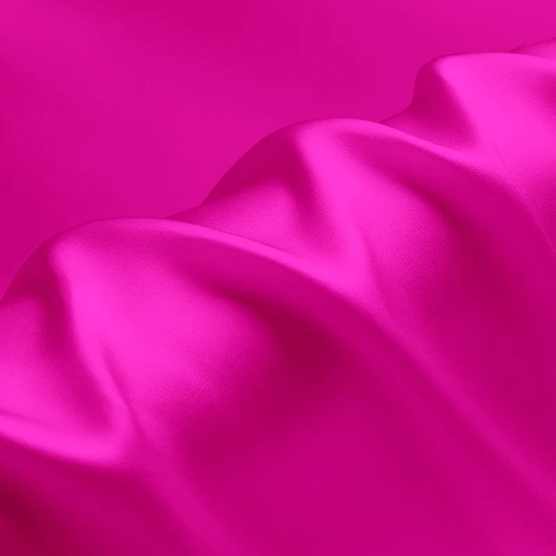 100% silk fabric 16 19 22m/m thick 45"( 114cm ) width very berry pure solid color charmeuse for luxury clothes bedding fabric