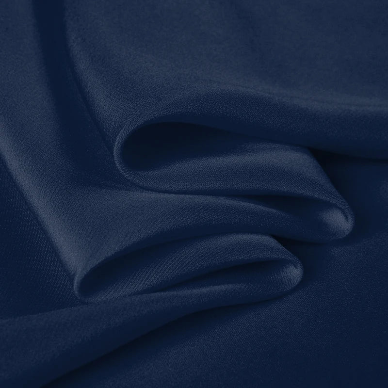 100% Silk Crepe de Chine Natural Pure Mulberry 12 14 16 30mm 45"( 114cm ) 55" (140cm) Width Navy Blue Dress Lining Silk Fabric