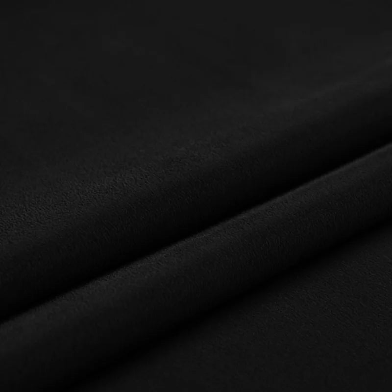 Natural Pure Mulberry 12 14 16 30mm 45"( 114cm ) 55" (140cm) width 100% Silk Crepe de Chine Black Women DIY Shirt Sewing Fabric