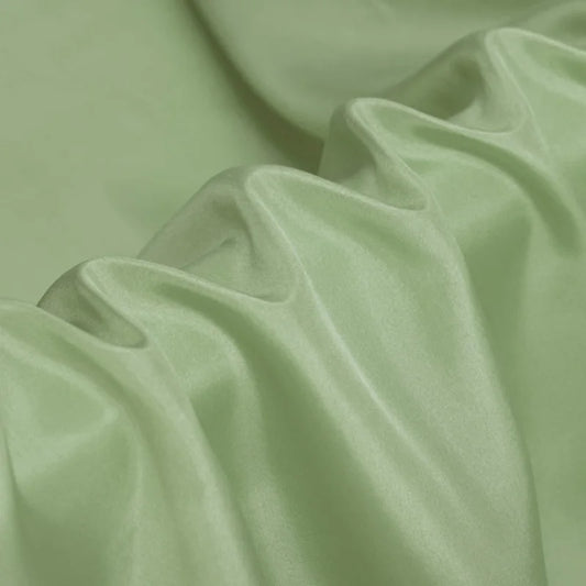 100% Silk Natural Luxury Mulberry Pure Habotai 8m/m 6A grade 45"( 114cm ) Width Elegant Lady Pea Green Thin Clothes Silk Fabric