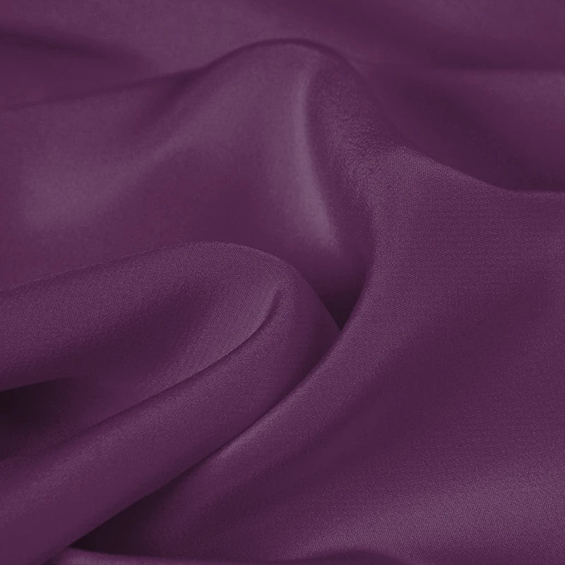 100% Silk Crepe de Chine Natural Pure Mulberry 12 14 16 30mm 45"( 114cm ) 55" (140cm)Width Argyle Purple Lady Silk Lining Fabric