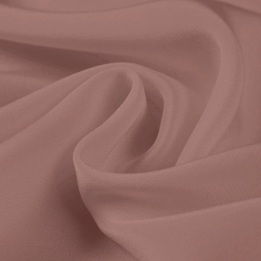 100% Silk Crepe de Chine Natural Pure Mulberry 12 14 16 30mm 45"( 114cm ) 55" (140cm) Width Old Rose Women Silk Lining Fabric