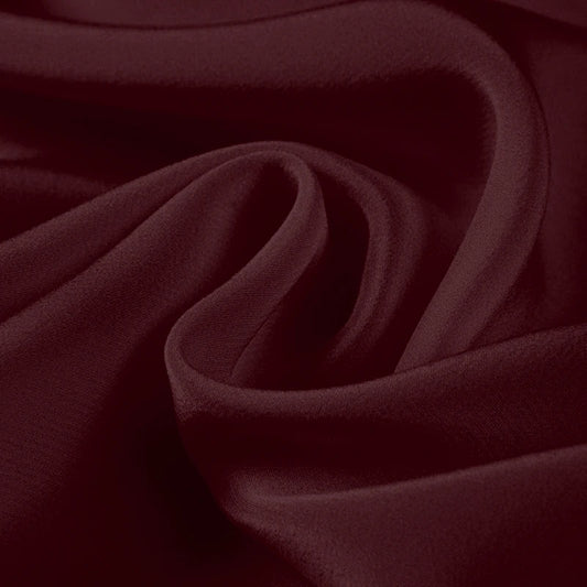 100% Silk Crepe de Chine Natural Pure Mulberry 12 14 16 30mm 45"( 114cm ) 55" (140cm)Width Cabernet Elegant Silk Lining Fabric