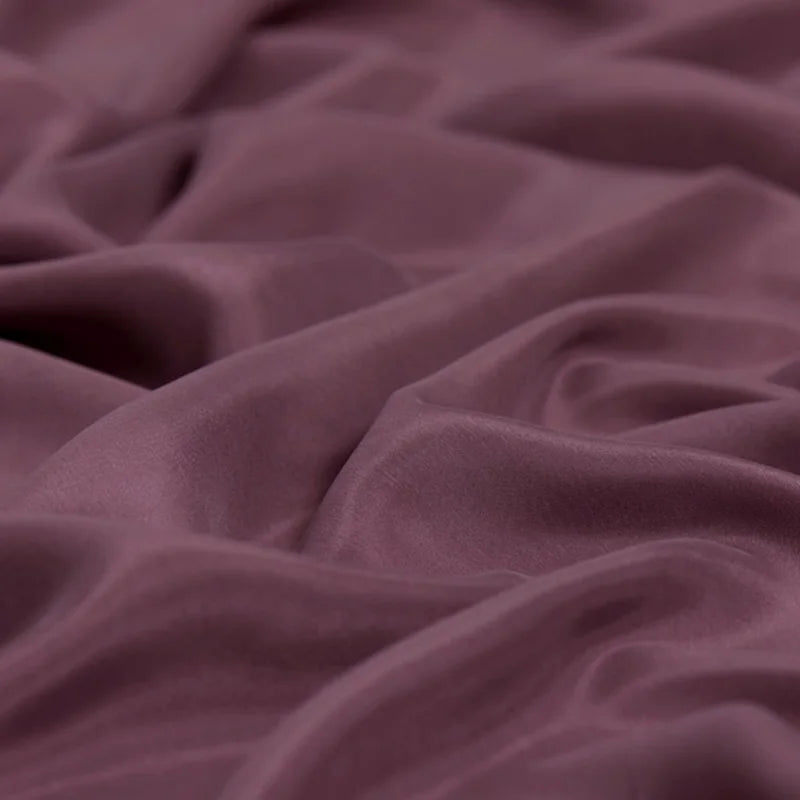 100% Silk Natural Luxury Mulberry Pure Habotai 8m/m 6A grade 45"( 114cm ) Width Pinkish Purple Lady Uniform Lining Silk Fabric