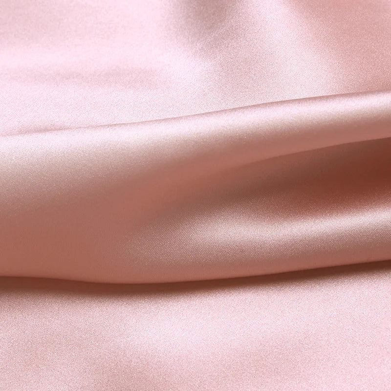 Natural Mulberry Stretch Satin (90% Silk+10% Spandex)16 19m/m Thick 42.5"( 108cm)  55"(140cm) Width Elegant  Lady Silk Fabric