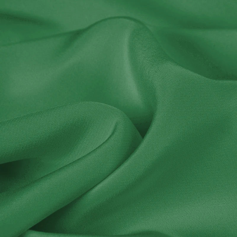 100% Silk Crepe de Chine Natural Pure Mulberry 12 14 16 30mm 45"( 114cm ) 55" (140cm) width Emerald-green DIY Cloth Silk Fabric