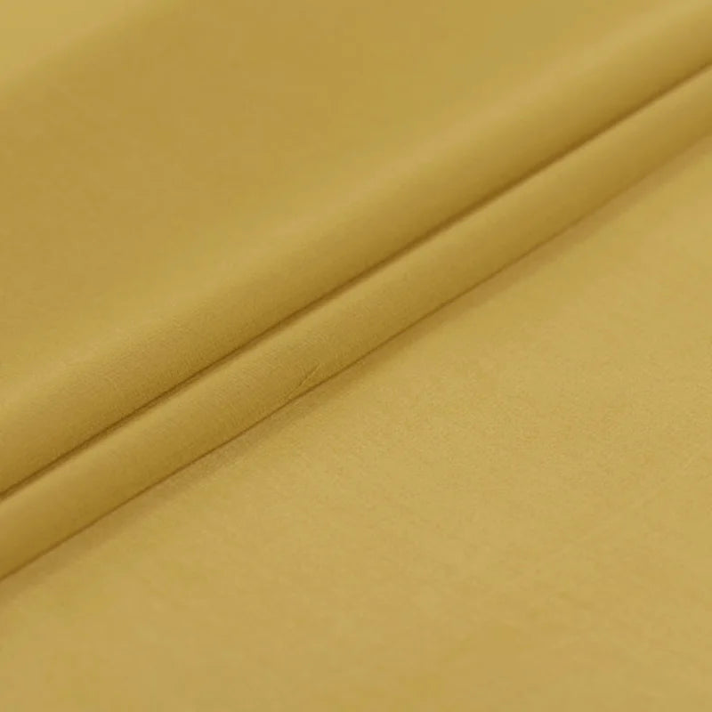 100% Silk Natural Pure Mulberry 8mm 45"( 114cm ) Earth Yellow GGT Sexy Lady Summer Elegant Lady Silk Georgette DIY Tailor Fabric