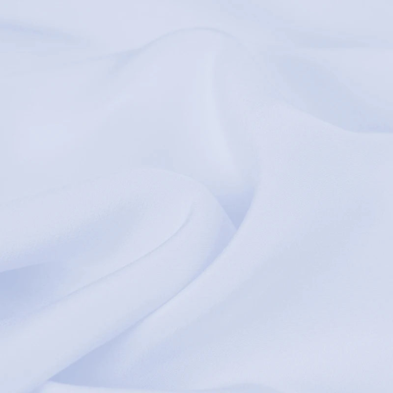 100% Silk Crepe de Chine Natural Pure Mulberry 12 14 16 30mm 45"( 114cm ) 55" (140cm) Width Bleached White Lining Silk Fabric