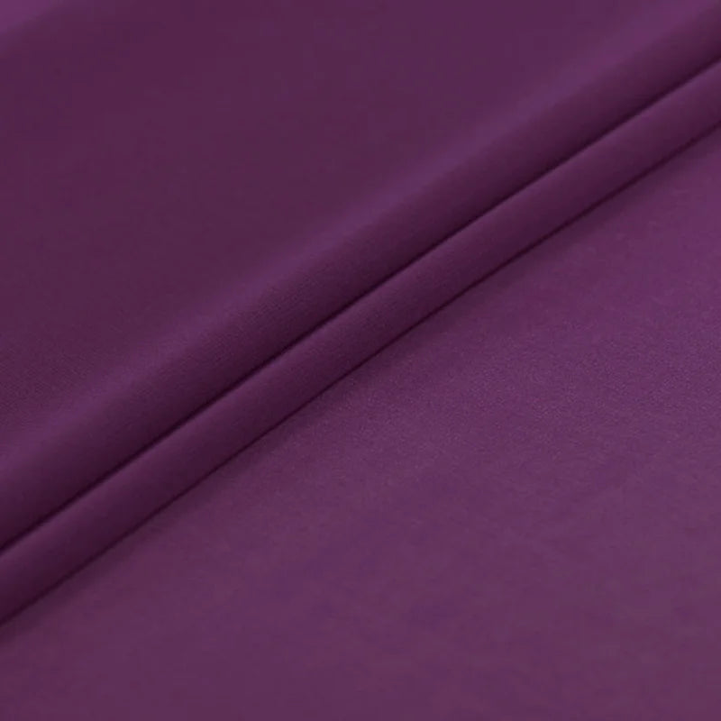 100% Silk Natural Pure Mulberry 5mm 45"( 114cm ) Argyle  Purple Lady Sexy Silk CLoth DIY Luxury Slippery Top 6A Chiffon Fabric