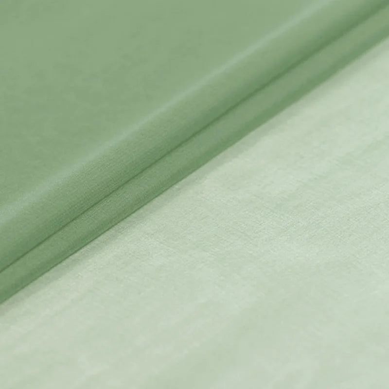 100% Silk Natural Pure Mulberry 8mm 45"( 114cm ) Soft Pea Green GGT Sexy Summer Elegant Women Silk Georgette DIY Clothing Fabric