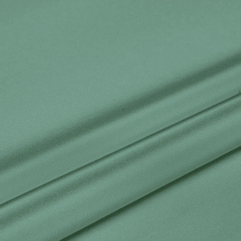 100% Silk Crepe de Chine Natural Pure Mulberry 12 14 16 30mm 45"( 114cm ) 55" (140cm) Width Lake-green Women Lining Silk Fabric