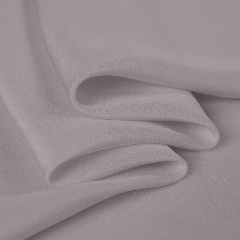 100% Silk Crepe de Chine Natural Pure Mulberry 12 14 16 30mm 45"( 114cm ) 55" (140cm) Width Cold Taupe Lady Lining Silk Fabric