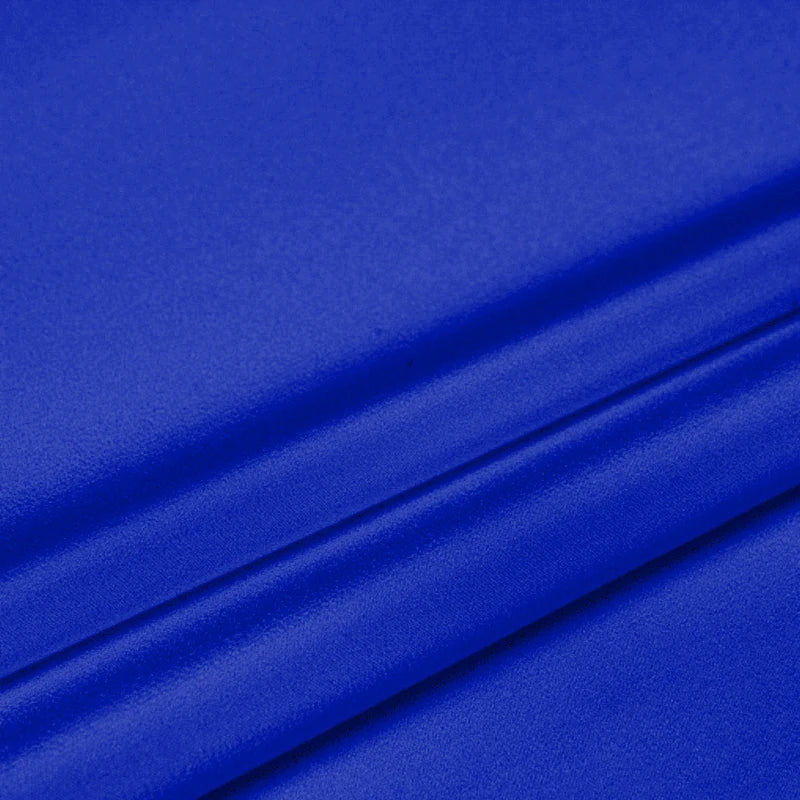 100% Silk Crepe de Chine Natural Pure Mulberry 12 14 16 30mm 45"( 114cm ) 55" (140cm) width Women DIY Royal Blue Clothes Fabric