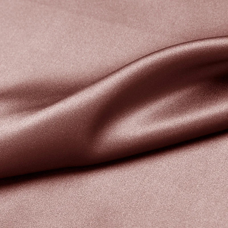 Natural Mulberry Stretch Satin (90% Silk + 10% Spandex)16 19m/m 42.5" ( 108cm)  55" (140cm)  DIY Fashion Lady Charmeuse Fabric