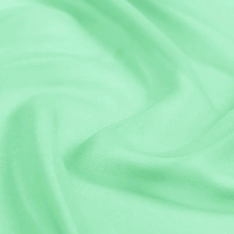 100% Silk Natural Pure Mulberry 5mm 45"( 114cm ) Light Bean Green Sexy Lady Summer Elegant Cool Silk Chiffon DIY Fashion Fabric