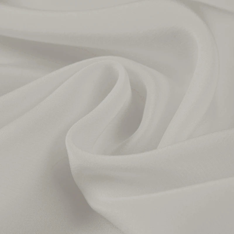 100% Silk Crepe de Chine Natural Pure Mulberry 12 14 16 30mm 45"( 114cm ) 55" (140cm) Width Grey Cream Silk Lining Use Fabric