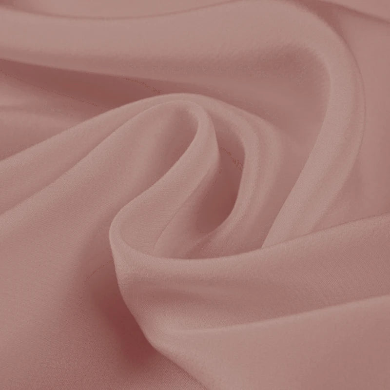 100% Silk Crepe de Chine Natural Pure Mulberry 12 14 16 30mm 45"( 114cm ) 55" (140cm) width Deep Pink Lady DIY Cloth Silk Fabric