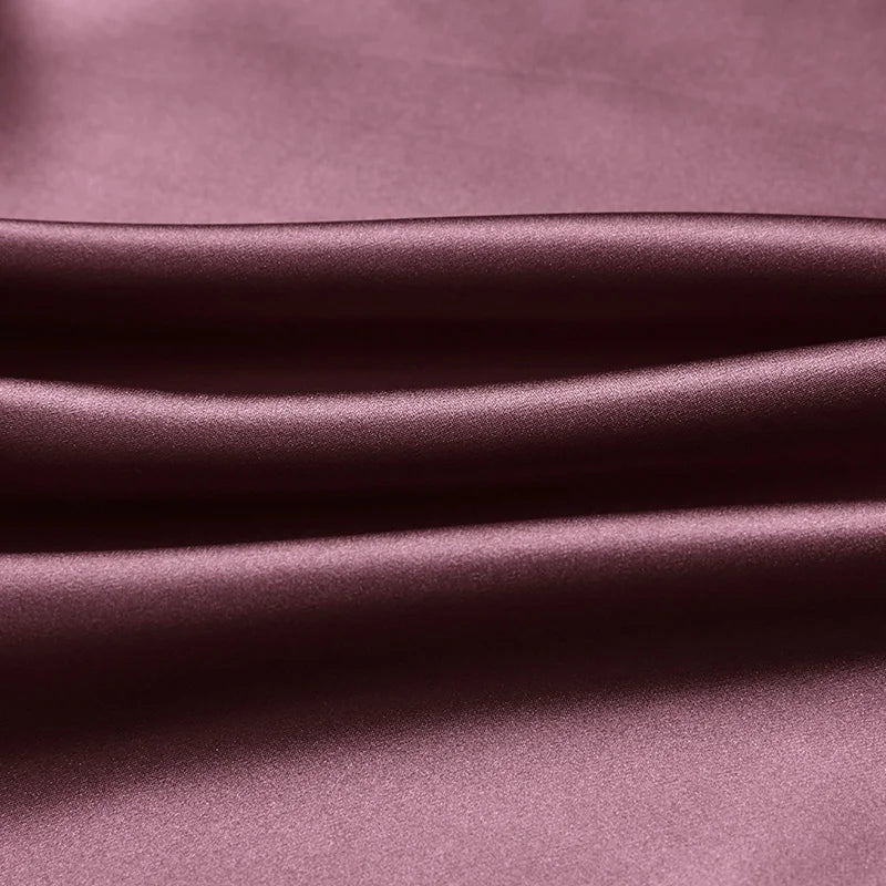 100 pure natural mulberry silk 16 19 22 30mm 45"( 114cm ) width pinkish purple color charmeuse for clothes bedding silk fabric