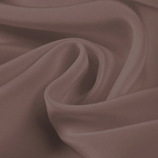 100% Silk Crepe de Chine Natural Pure Mulberry 12 14 16 30mm 45"( 114cm ) 55" (140cm)Width Cameo Brown Lady Silk Lining Fabric