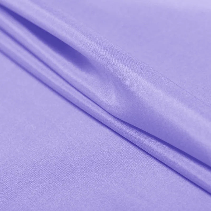 100 Pure Silk Natural Luxury Mulberry 8m/m 6A grade 45"( 114cm ) Width Light Purple Lady Cool Summer Clothes Habotai Silk Fabric