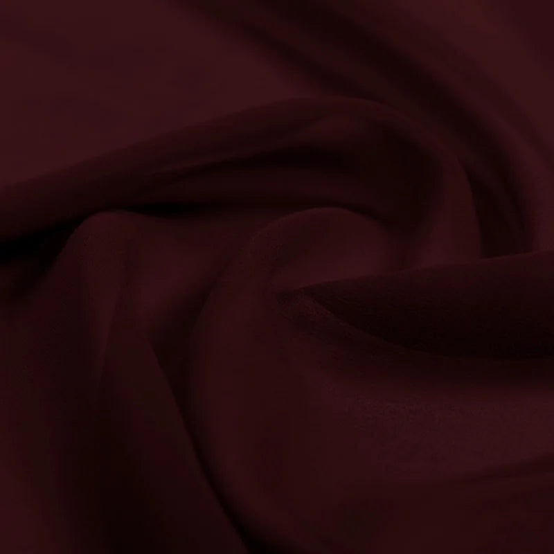 100% Silk Natural Pure Mulberry 8mm 45"( 114cm ) Cabernet Lady GGT Sexy Women Silk Georgette DIY Luxury Slippery 6A Grade Fabric