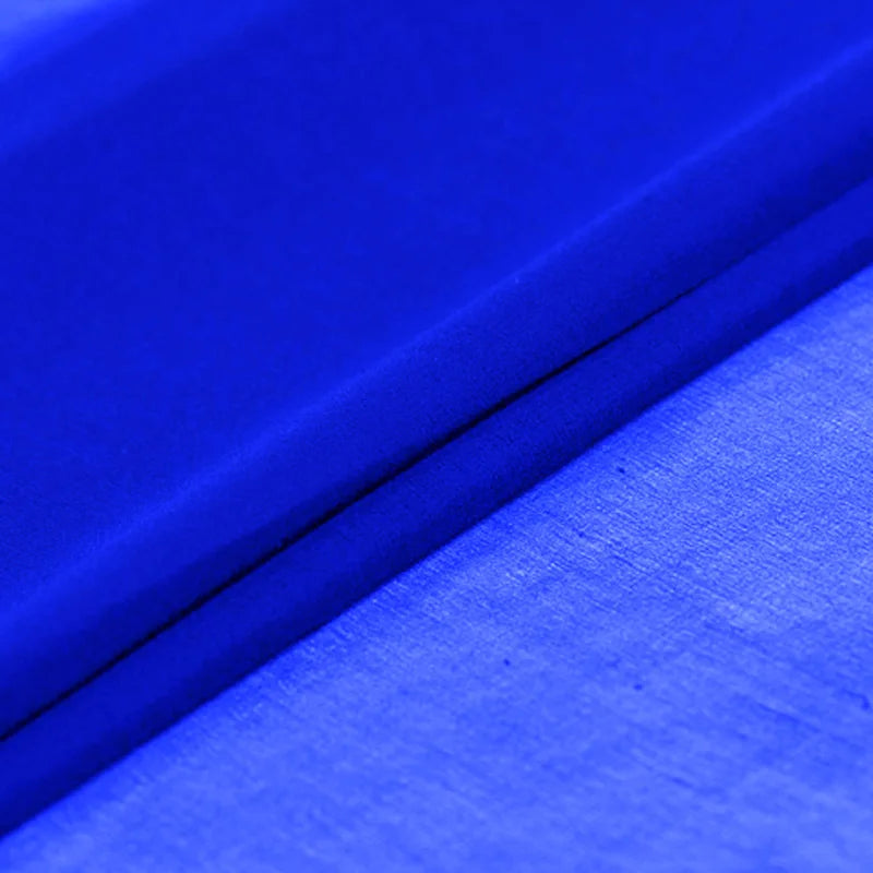 100% Silk Natural Pure Mulberry 8mm 45"( 114cm ) Soft Royal Blue GGT Sexy Lady Summer Elegant Women Silk Georgette DIY Fabric