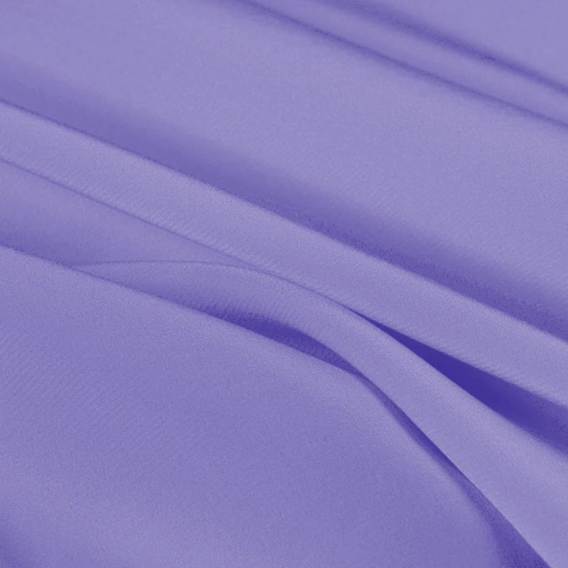 100% Silk Crepe de Chine Natural Pure Mulberry 12 14 16 30mm 45"( 114cm ) 55" (140cm) Width Light Purple DIY Lining Silk Fabric