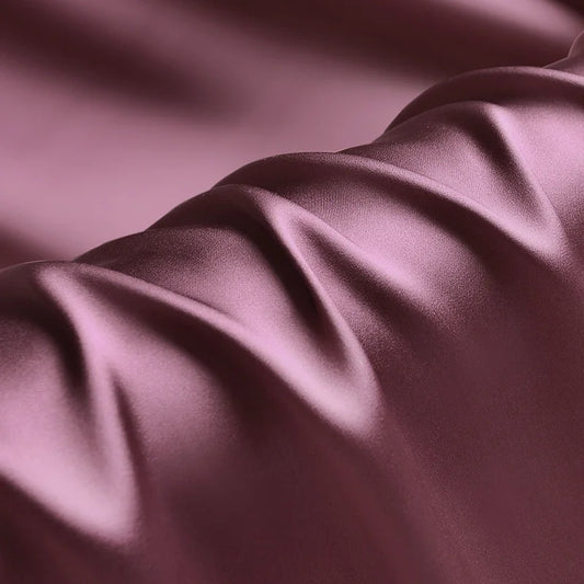 100 pure natural mulberry silk 16 19 22 30mm 45"( 114cm ) width pinkish purple color charmeuse for clothes bedding silk fabric