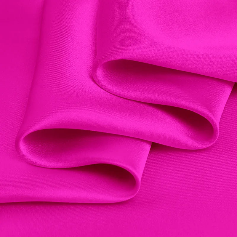 100% silk fabric 16 19 22m/m thick 45"( 114cm ) width very berry pure solid color charmeuse for luxury clothes bedding fabric