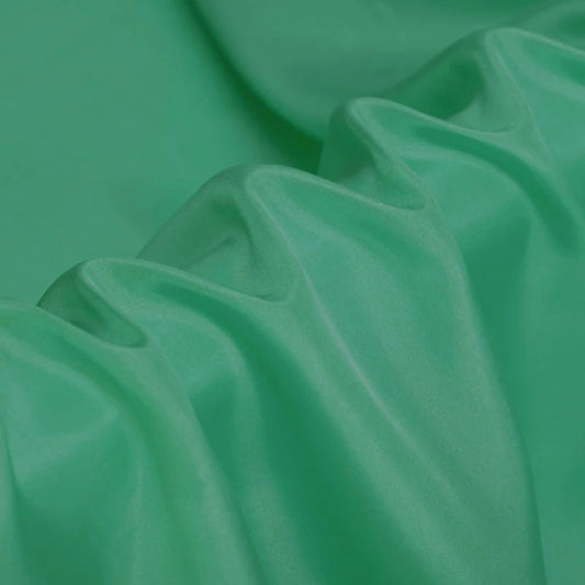 100% Pure Silk Natural Mulberry 8m/m 6A grade 45"( 114cm )Width Elegant Marine Green Tailor Clothes Lining Habotai Silk Fabric