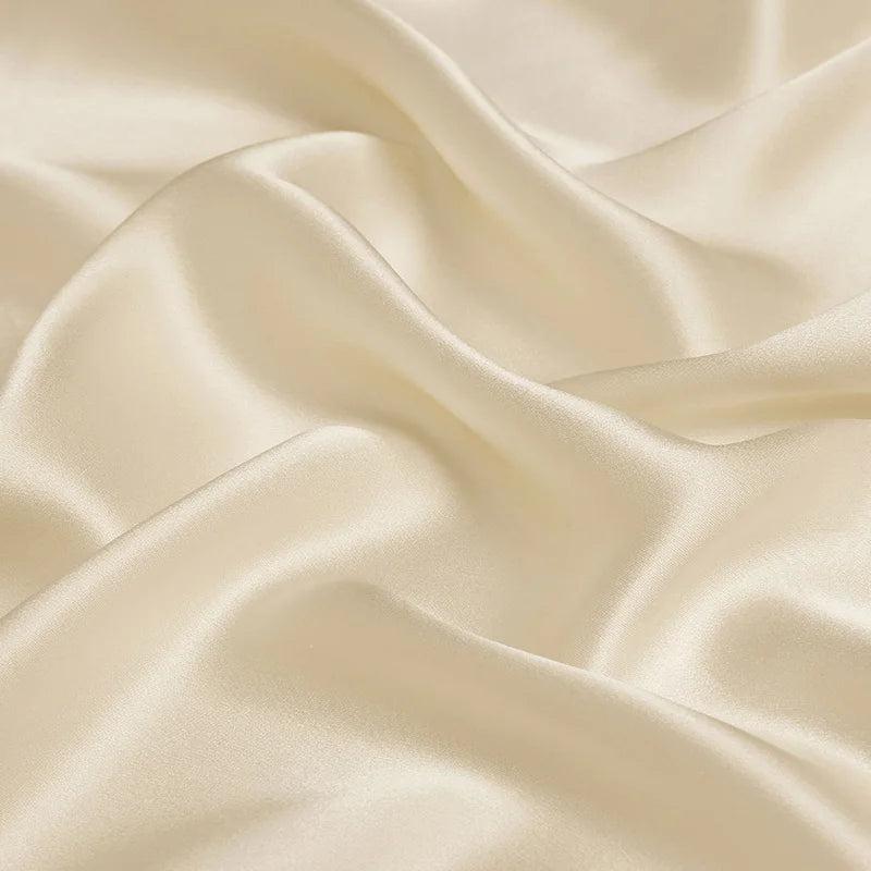 100% silk charmeuse fabric 16 19 22 30m/m thick 45"( 114cm ) width champagne silk clothes mask pillowcase hand made gifts fabric