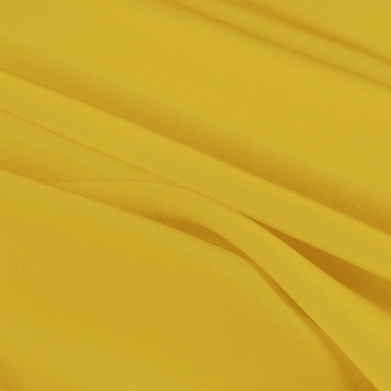 100% Silk Crepe de Chine Natural Pure Mulberry 12 14 16 30mm 45"( 114cm ) 55" (140cm) Width Golden Yellow Lining Silk Fabric