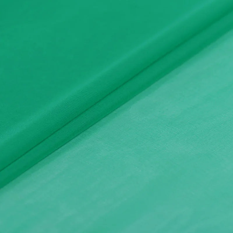 100% Silk Natural Pure Mulberry 5mm 45"( 114cm )Marine Green Lady Chiffon Cloth Sexy Women Silk DIY Luxury 6A Grade Thin Fabric