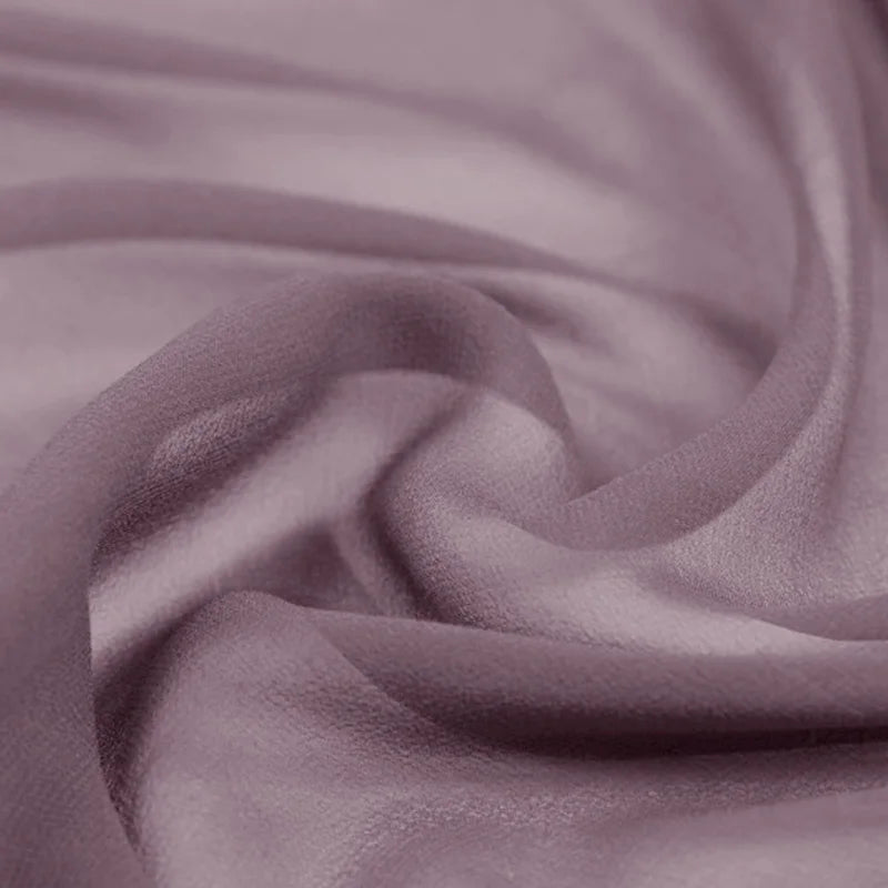 100% Silk Natural Pure Mulberry 5mm 45"( 114cm ) Moonlight Summer Elegant Lady Chiffon DIY Luxury Cool Eco-friendly Silk Fabric