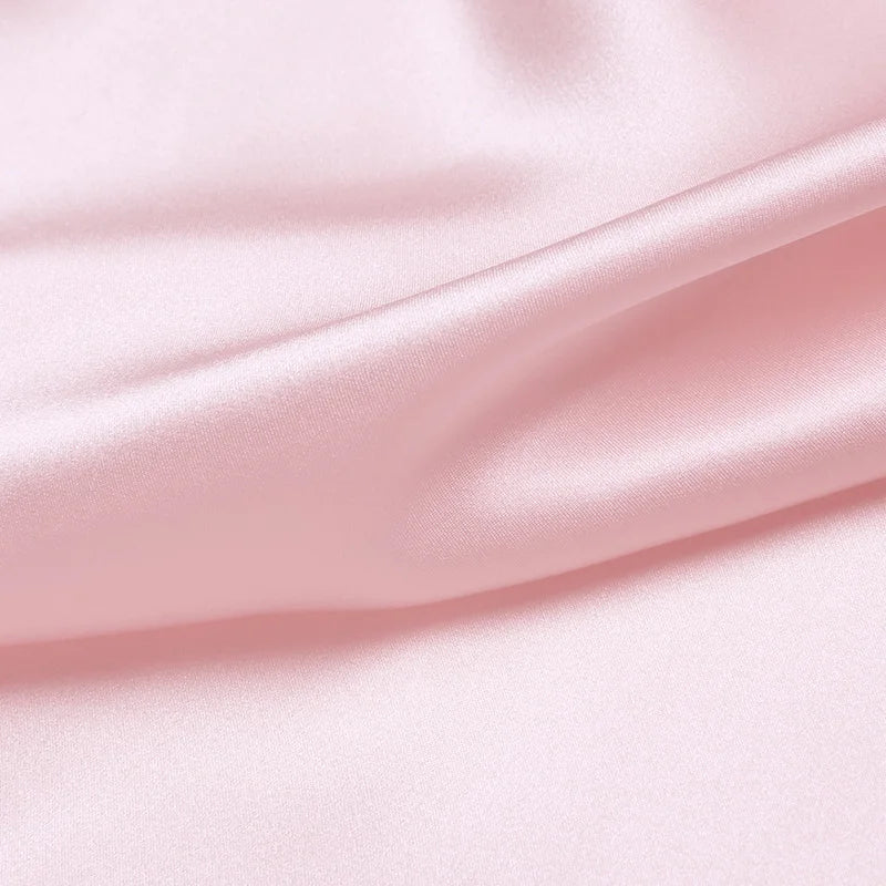 Natural Pure Mulberry 16 19 22 30mm 45"( 114cm ) Width Eco-friendly Baby Pink Super Soft Breathable Kids Bedding 6A Silk Fabric