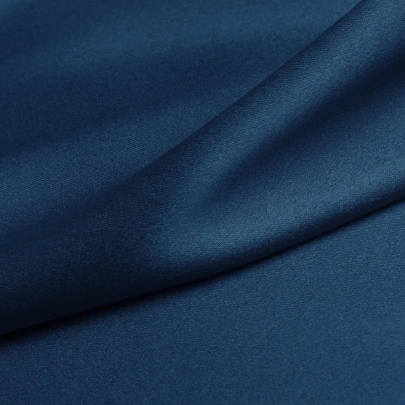 100% silk fabric 16 19 22 30m/m thick 45"( 114cm ) width blue heaven pure satin charmeuse luxury DIY clothes bedding silk fabric