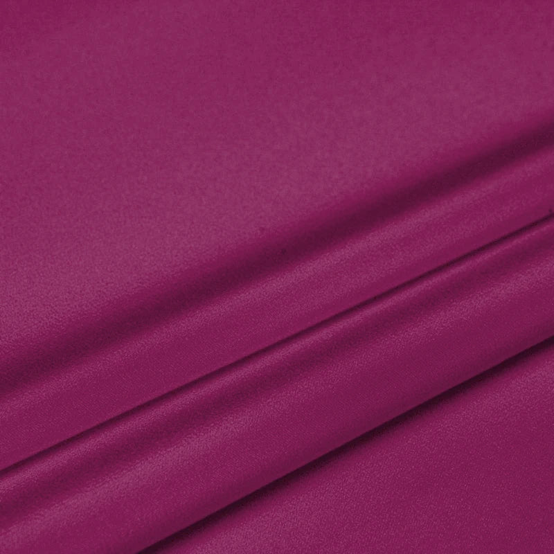 100% Silk Crepe de Chine Natural Pure Mulberry 12 14 16 30mm 45"( 114cm ) 55" (140cm) Width Plum Purple DIY Cloth Silk Fabric