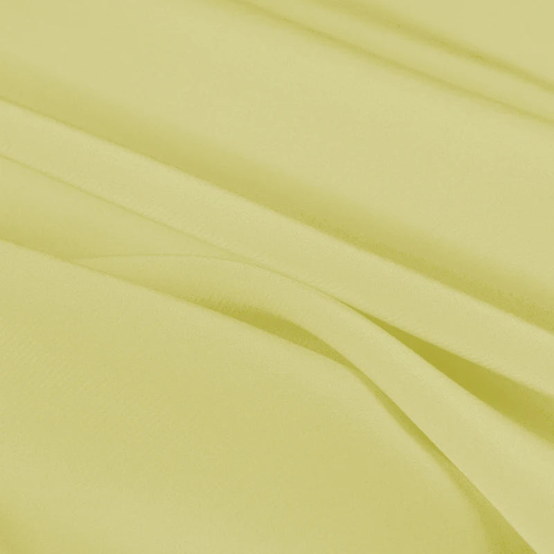 100% Silk Crepe de Chine Natural Pure Mulberry 12 14 16 30mm 45"( 114cm ) 55" (140cm) Width Light Yellow Silk Lining Use Fabric