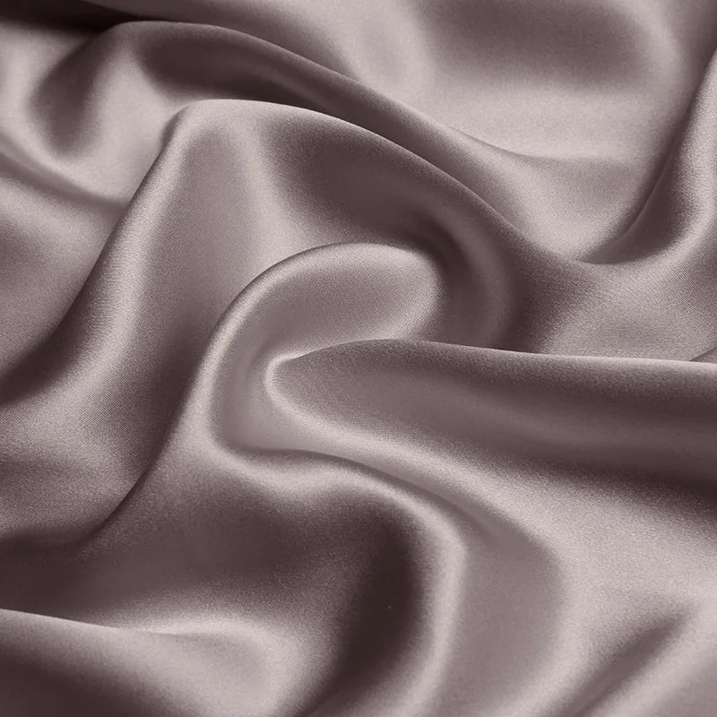 Natural Mulberry Stretch Satin (90% Silk + 10% Spandex)16 19m/m 42.5" ( 108cm)  55" (140cm)  DIY Luxury Fashion Charmeuse Fabric