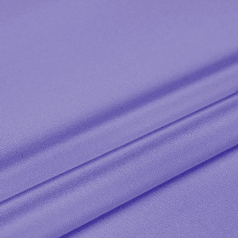 100% Silk Crepe de Chine Natural Pure Mulberry 12 14 16 30mm 45"( 114cm ) 55" (140cm) Width Light Purple DIY Lining Silk Fabric