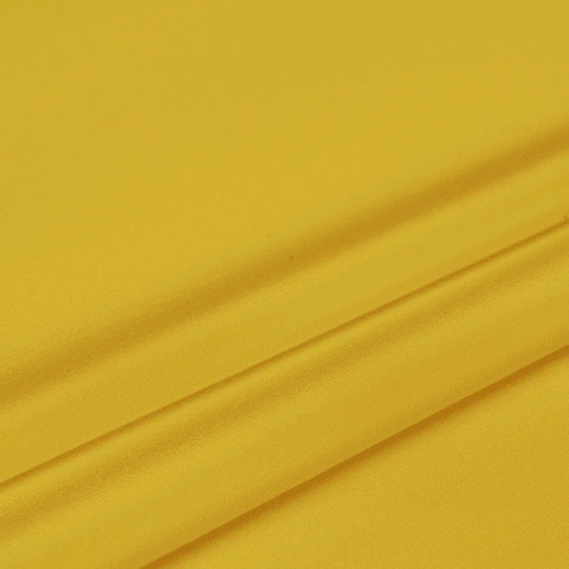 100% Silk Crepe de Chine Natural Pure Mulberry 12 14 16 30mm 45"( 114cm ) 55" (140cm) Width Golden Yellow Lining Silk Fabric